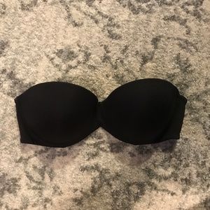 Calvin Klein Black Strapless Bra 34C